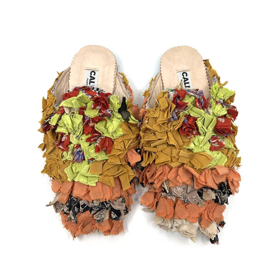 Mules CALLA Paris Niki Babouche Aranciata size 39